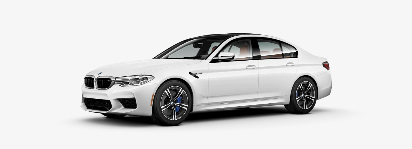2019 BMW M5 Sedan Front White Exterior 2019 BMW M5 Sedan Front White Exterior